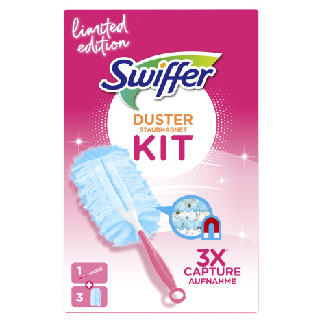 SWIFFER prachovka sada: 1 rukoväť + náhrady 3 ks