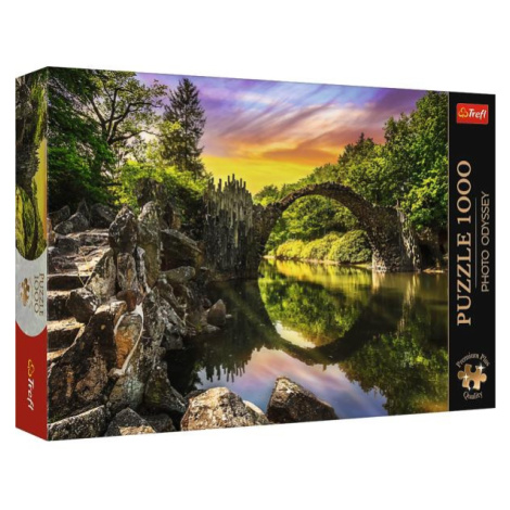 Trefl Puzzle 1000 Premium Plus - Foto Odysea: Most v Kromlau, Nemecko