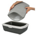 Podložka pred toaletu Cat litter tray EVA 35×45cm čierna