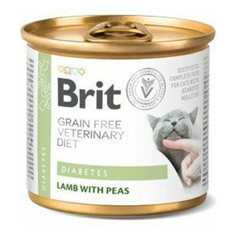 BRIT Veterinary diet grain free diabetes konzerva pre mačky 200 g