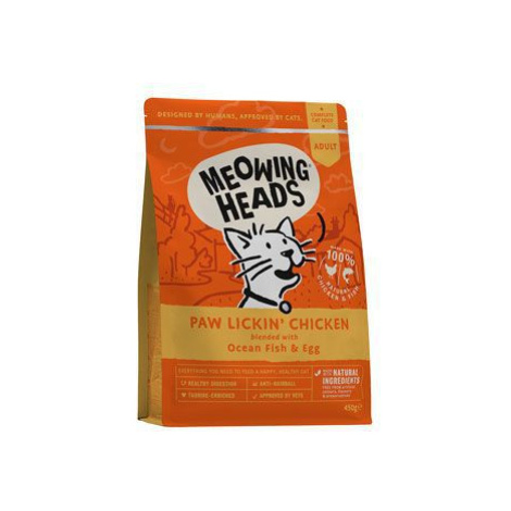 MEOWING HEADS Paw Lickin' Chicken 450g