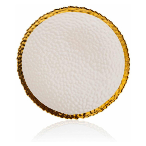 Keramický tanier Kati 25 cm biely DekorStyle