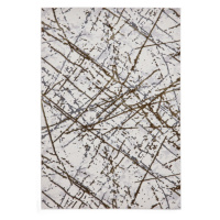 Koberec vo svetlosivo-zlatej farbe 120x170 cm Artemis – Think Rugs
