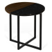 Konferenčný stolík s doskou z orechového dreva a mramoru TemaHome Sonata, ø 50 cm
