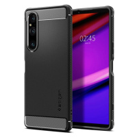 Spigen Rugged Armor púzdro pre Sony Xperia 1 V čiernej