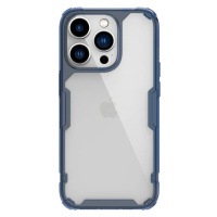 Apple iPhone 14 Pro, silikónové puzdro, plastový chrbát, ultratenké, Nillkin Nature Pro, modré