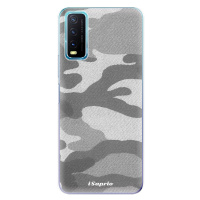Odolné silikónové puzdro iSaprio - Gray Camuflage 02 - Vivo Y20s