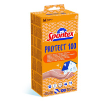 Spontex Protect jednorazové vinylové rukavice veľ. M, 100 ks