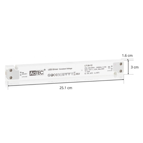 AcTEC LT LED budič CV 12 V, 30 W