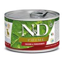 Farmina N&D dog PRIME puppy, chicken & pomegranate konzerva 140g