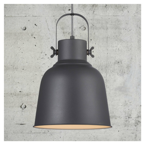 Závesná lampa Adrian v čiernej farbe, Ø 25 cm Nordlux
