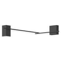 Vibia Structural 2620 rohové nástenné, tmavosivé