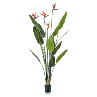 Emerald Umelý strom Strelitzia so 4 kvetmi v kvetináči 150 cm