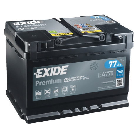 EXIDE Premium 77Ah Autobatéria 12V , 760A , EA770