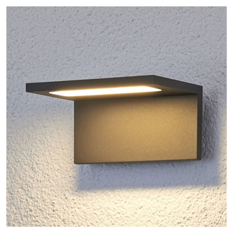 Ploché vonkajšie nástenné LED svietidlo Caner Lucande