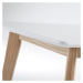 Jedálenský stôl z jaseňového dreva Kave Home Unit, 140 x 80 cm