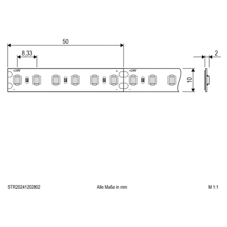 EVN STR2024 LED pásik IP20 5 m 72 W 3 000 K