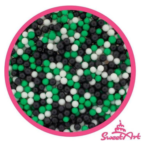 SweetArt Sugar Pearls Football mix 5 mm (80 g) - dortis - dortis