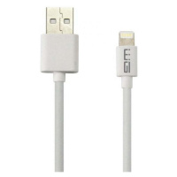 Kábel WG Lightning s MFI na USB, 1m, biela