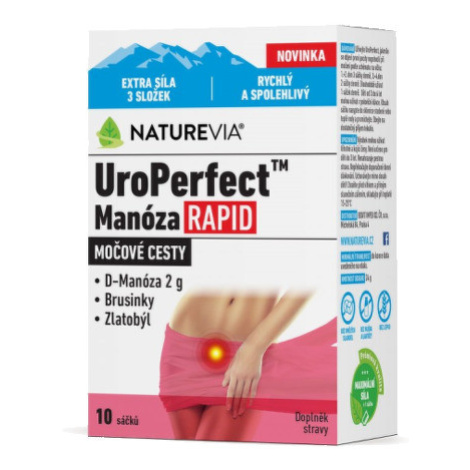 NATUREVIA Uroperfect manoza rapid 10 vrecúšok