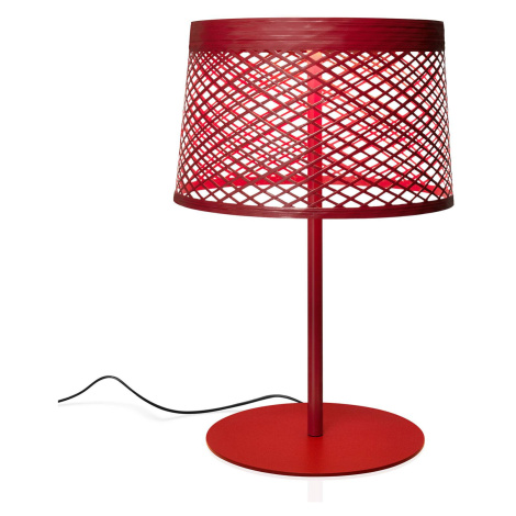 Červené stolové lampy