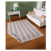 Bielo-béžový bavlnený koberec Oyo home Duo, 120 x 180 cm