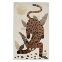 Hnedo-béžový detský koberec 80x125 cm Little Jaguar – Nattiot