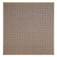 Kusový koberec Udinese béžový new čtverec - 100x100 cm Condor Carpets