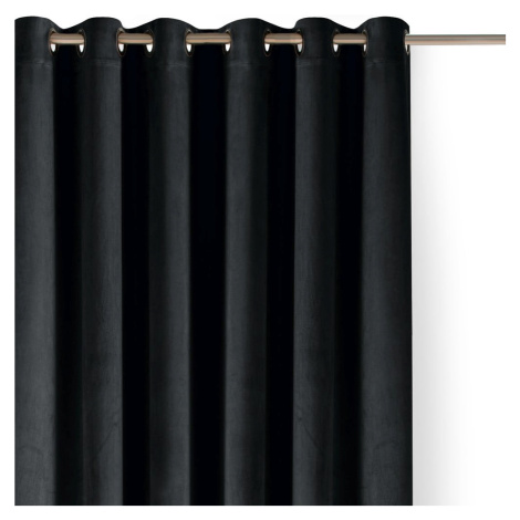 Čierny zamatový dimout záves 265x225 cm Velto – Filumi