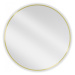 MEXEN - Loft zrkadlo 85 cm, zlatý rám 9850-085-085-000-50