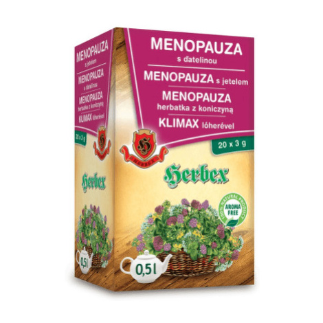 HERBEX Menopauza s ďatelinou 20 x 3g