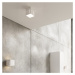 Biele stropné svietidlo s kovovým tienidlom 10x10 cm Pax – Nice Lamps