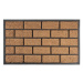 Rohozka MagicHome RBC 124, Brickwall, 45x75 cm, guma/kokos