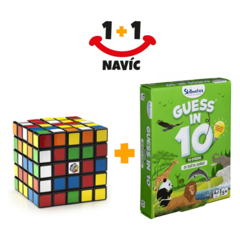 Akcia 1+1 Rubikova kocka 5x5 Professor + Hádaj na 10 - Zvieratá - česká verzia