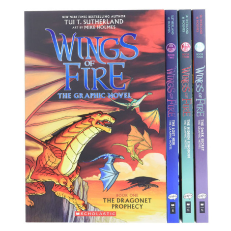 Scholastic US Wings of Fire 1-4 A Graphic Novel Box Set