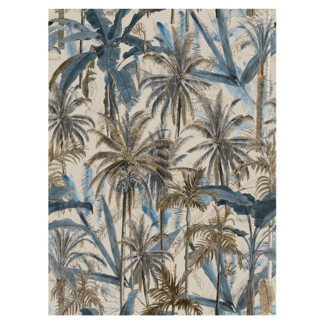 MINDTHEGAP The Jungle Smoke Blue - tapeta