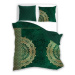 Povlečení ze saténové bavlny Pure Sateen 140x200 cm zelené