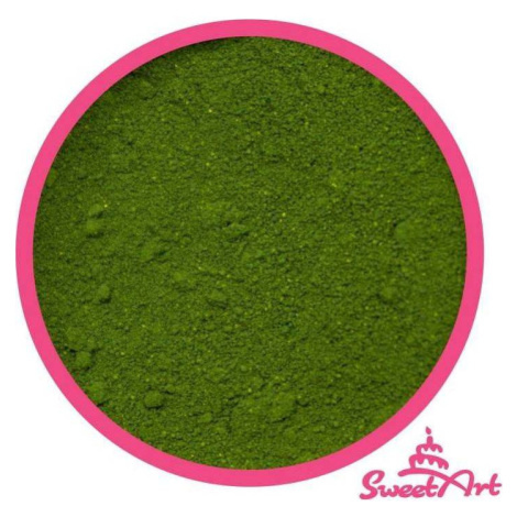 SweetArt jedlá prášková farba Moss Green machovo zelená (2,5 g) - dortis - dortis