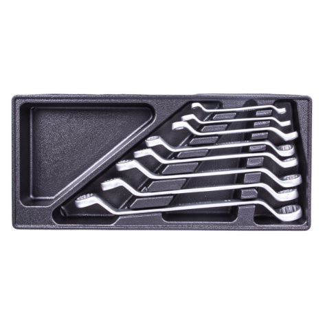 Sada 8ks vyhnutých očkoplochých kľúčov vo výplni do dielenského vozíka - VV010OK01 AHProfi