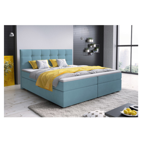 Expedo Čalúnená posteľ boxspring GLOSE, 160x200, cosmic 05 + topper