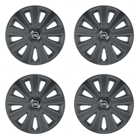 Puklice pre Fiat (čierny) 14 Aviator carbon RC grafite