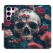 Flipové puzdro iSaprio - Skull in Roses 02 - Samsung Galaxy S23 Ultra