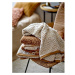 Bavlnený uterák v horčicovo-krémovej farbe 100x50 cm Malú – Bloomingville