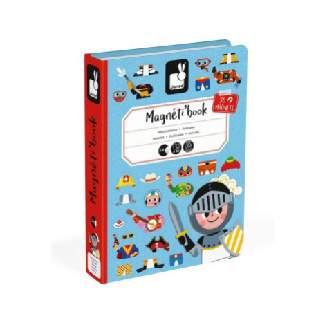 Magnetická kniha - skladačka Obliekanie Chlapci