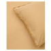 Predĺžené obliečky na jednolôžko z bavlneného perkálu v horčicovej farbe 150x220 cm Sifinia – Ka