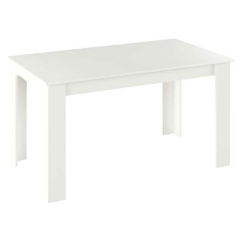 Jedálenský stôl, biela, 140x80 cm, GENERAL NEW Tempo Kondela