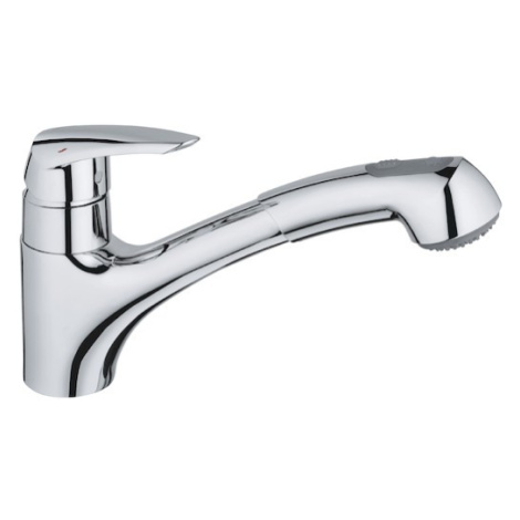 Drezová batéria GROHE Eurodisc s vyťahovacou sprškou chróm 32257001