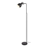 Podlahová industriálna lampa, E27 1X MAX 40W, čierna