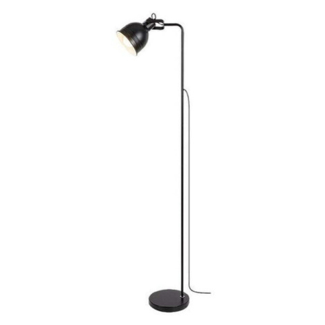 Podlahová industriálna lampa, E27 1X MAX 40W, čierna Rabalux