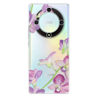 Odolné silikónové puzdro iSaprio - Purple Orchid - Honor Magic5 Lite 5G